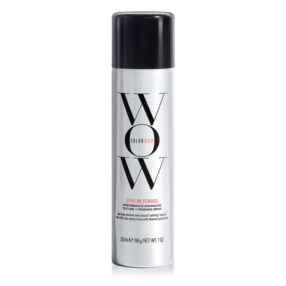 COLOR WOW Style on Steroids Texturizing Spray - Achieve Instant Sexy Volume and Texture, Non-Sticky & Moisturizing - 24hrsmart